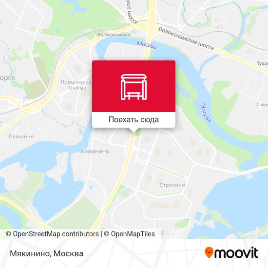Карта Мякинино