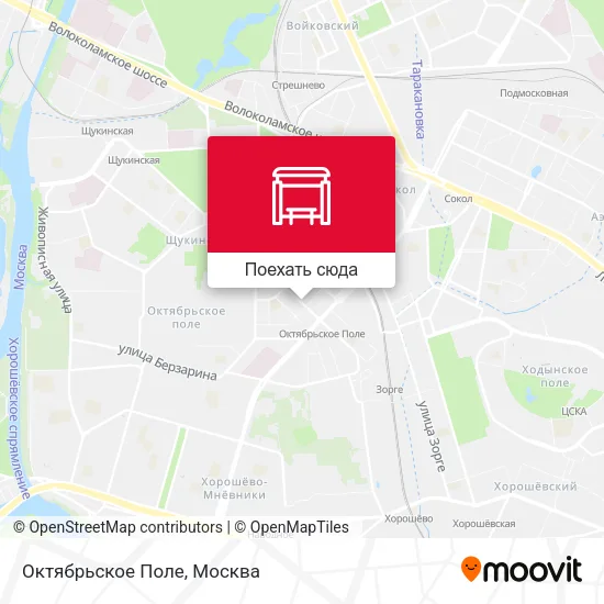 Карта Октябрьское Поле
