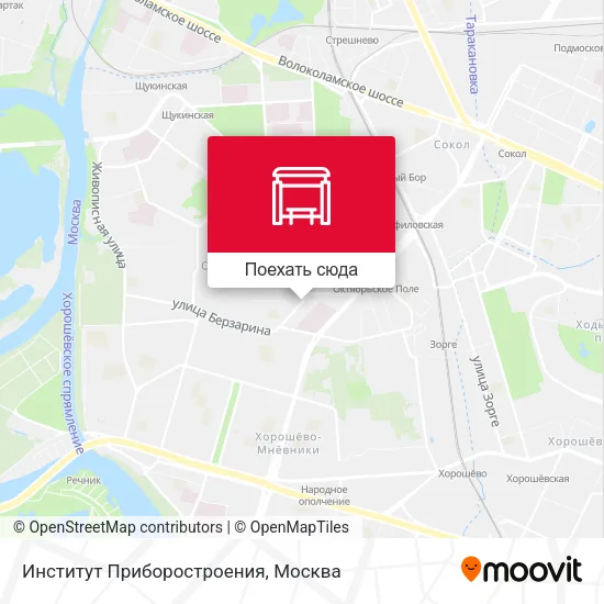 Карта Институт Приборостроения