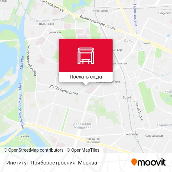 Карта Институт Приборостроения