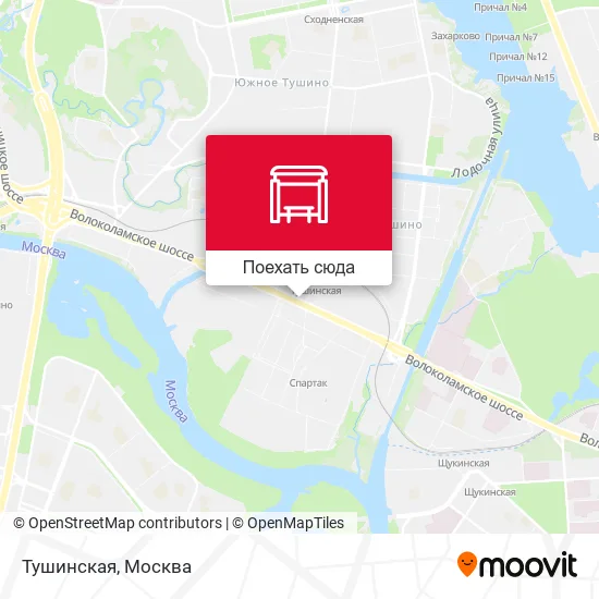 Карта Тушинская