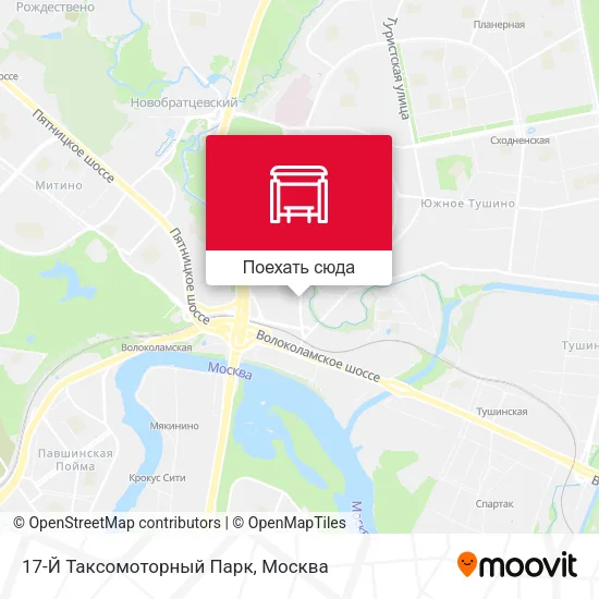 Карта 17-Й Таксомоторный Парк