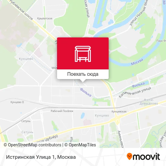 Карта Истринская Улица 1