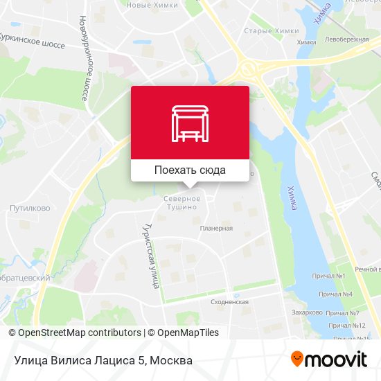 Карта Улица Вилиса Лациса 5