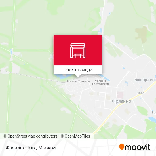 Карта Фрязино Тов.