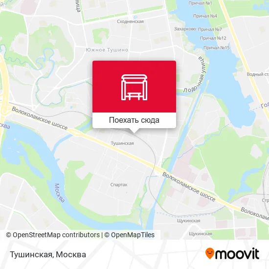 Карта Тушинская