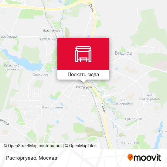 Карта Расторгуево