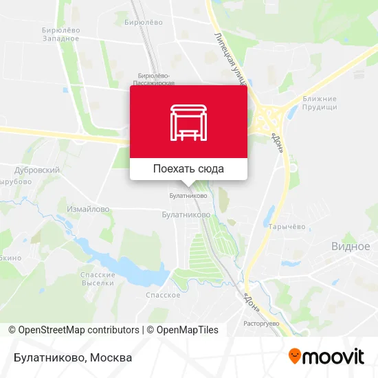 Карта Булатниково