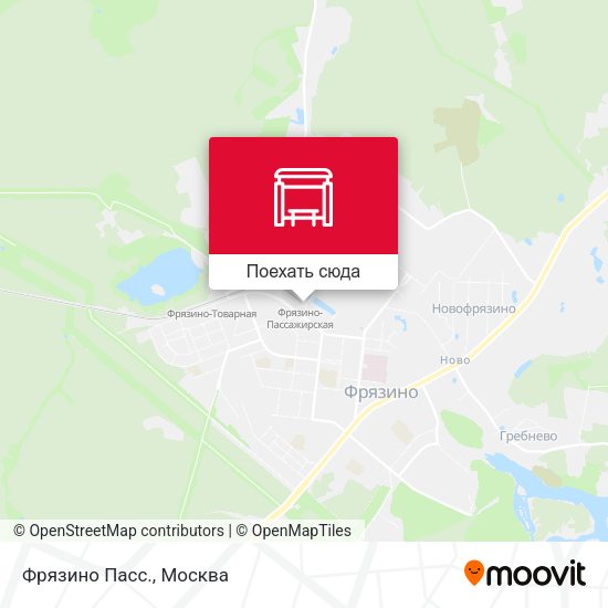 Карта Фрязино Пасс.