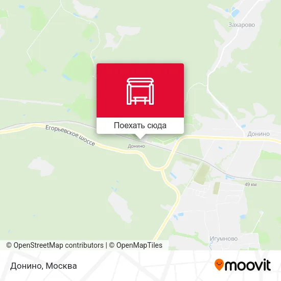 Карта Донино
