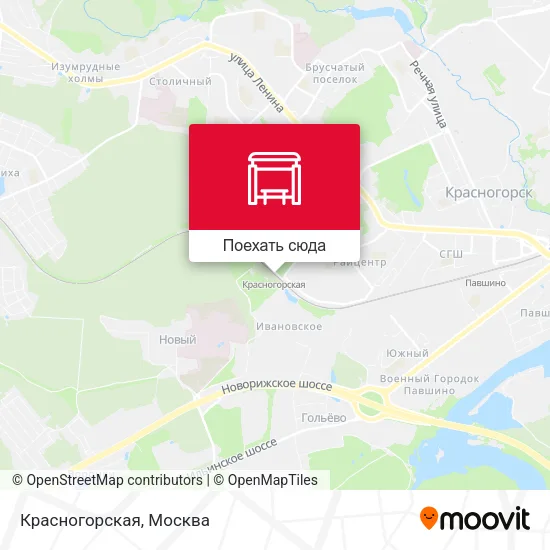 Карта Красногорская