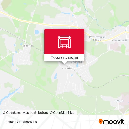 Карта Опалиха