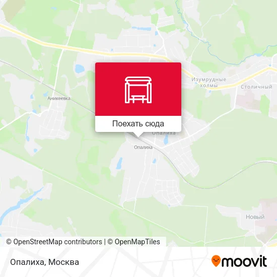 Карта Опалиха