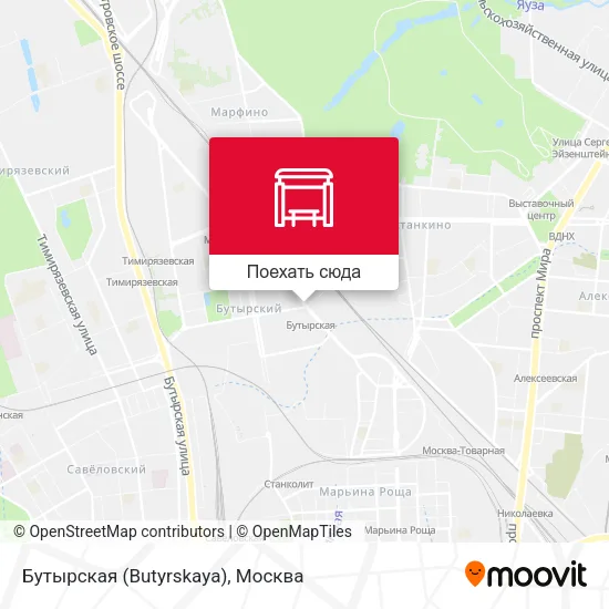 Карта Бутырская (Butyrskaya)