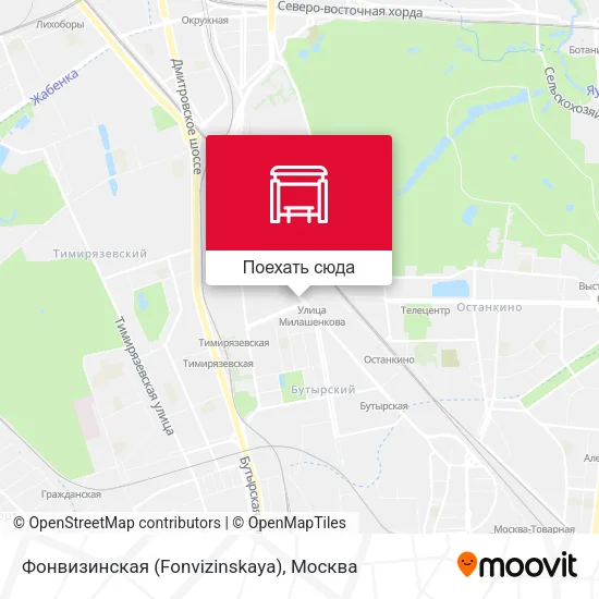 Карта Фонвизинская (Fonvizinskaya)