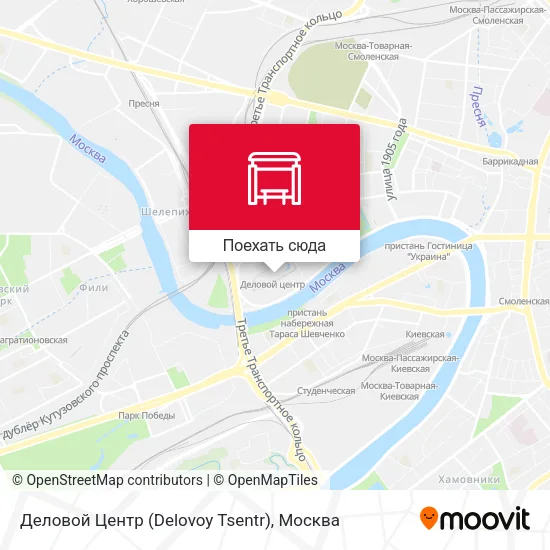 Карта Деловой Центр (Delovoy Tsentr)