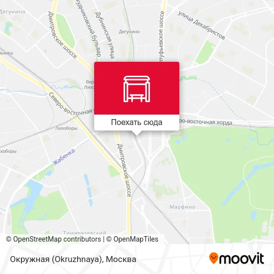 Карта Окружная (Okruzhnaya)