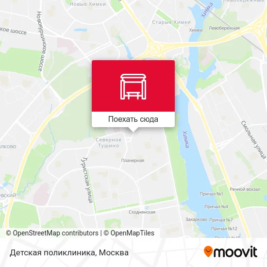 Карта Детская поликлиника