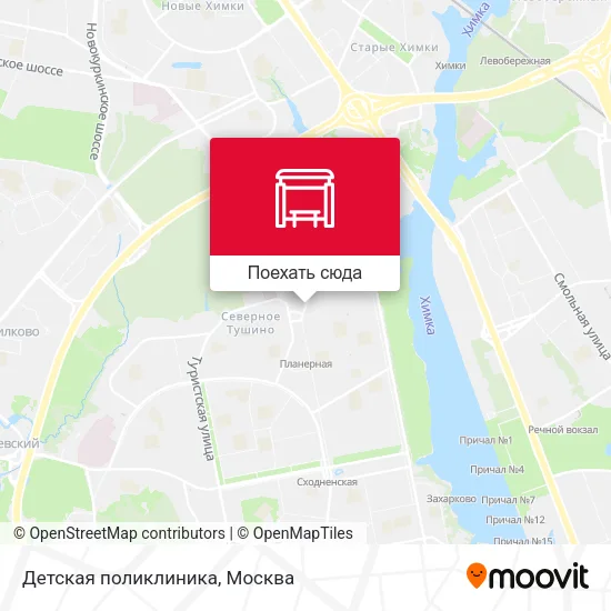 Карта Детская поликлиника