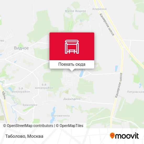 Карта Таболово