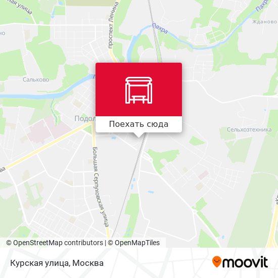 Карта Курская улица