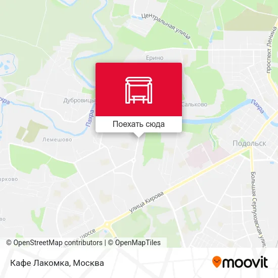 Карта Кафе Лакомка