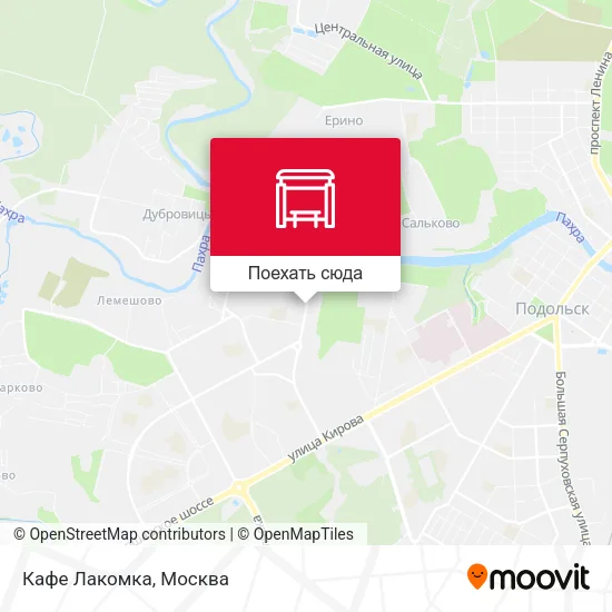 Карта Кафе Лакомка