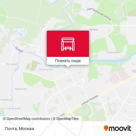 Карта Почта
