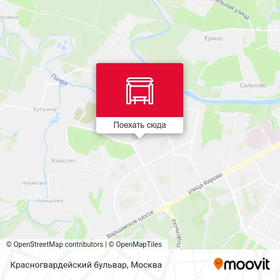 Карта Красногвардейский бульвар
