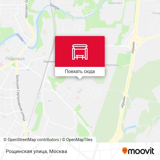 Карта Рощинская улица