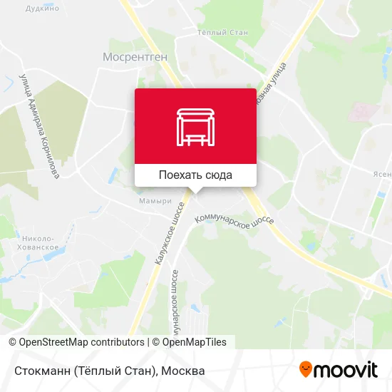 Карта Стокманн (Тёплый Стан)