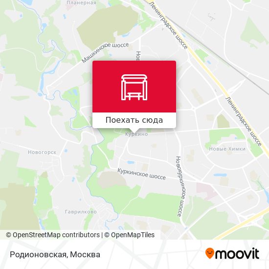 Карта Родионовская