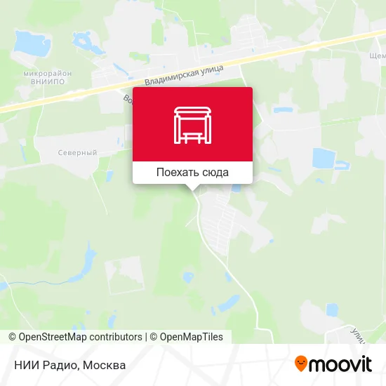 Карта НИИ Радио