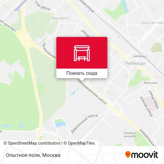 Карта Опытное поле