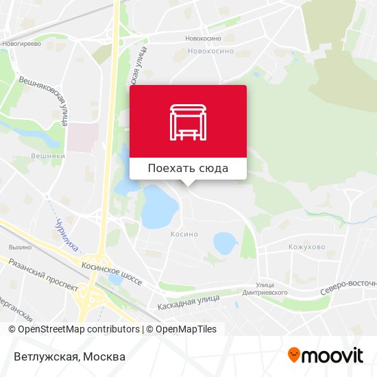 Карта Ветлужская