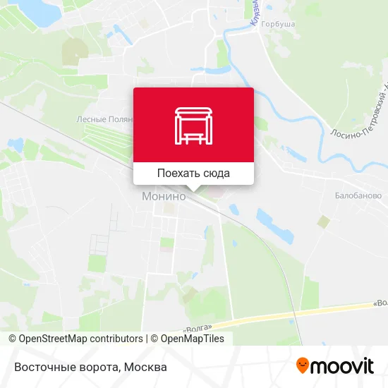Карта Восточные ворота