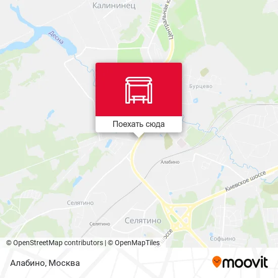 Карта Алабино