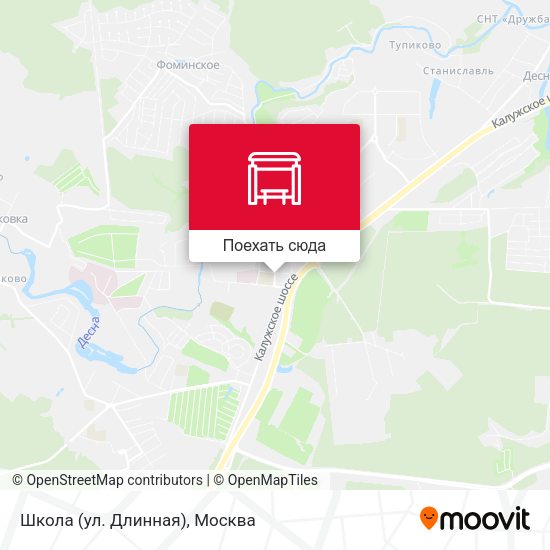Карта Школа (ул. Длинная)