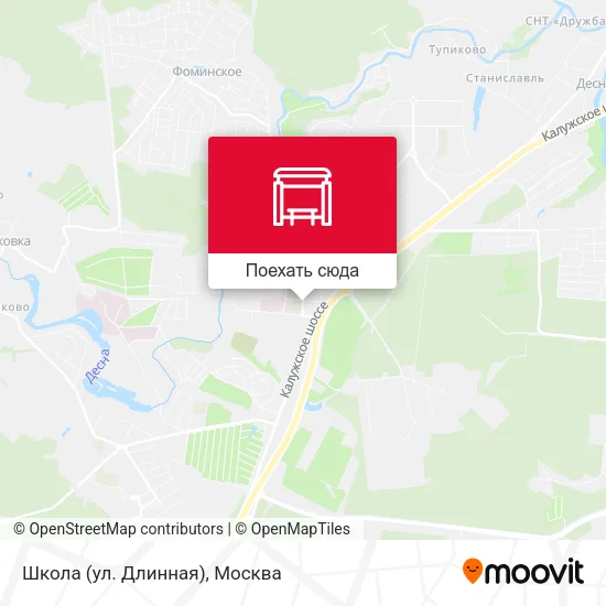 Карта Школа (ул. Длинная)
