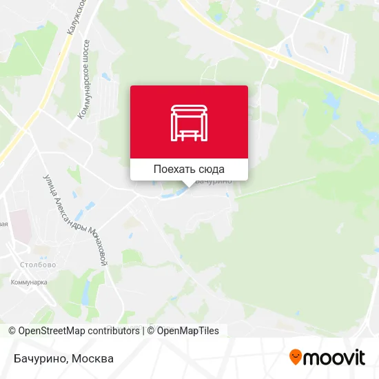 Карта Бачурино