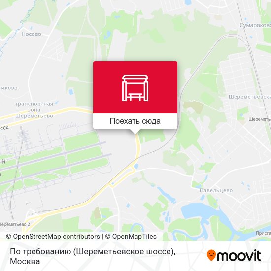 Карта По требованию (Шереметьевское шоссе)