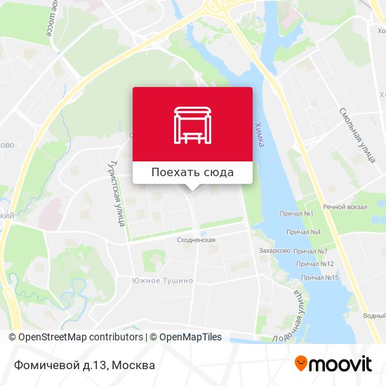 Карта Фомичевой д.13
