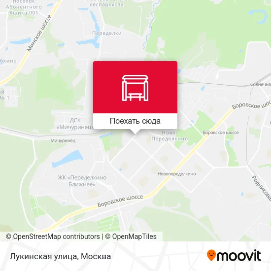 Карта Лукинская улица