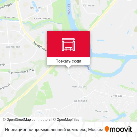 Карта Иновационно-промышленный комплекс