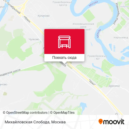 Карта Михайловская Слобода