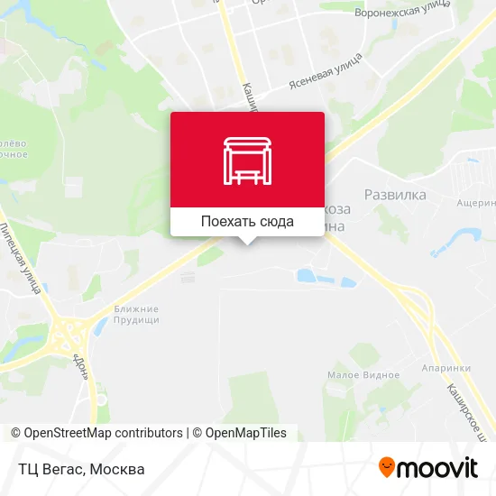 Карта ТЦ Вегас