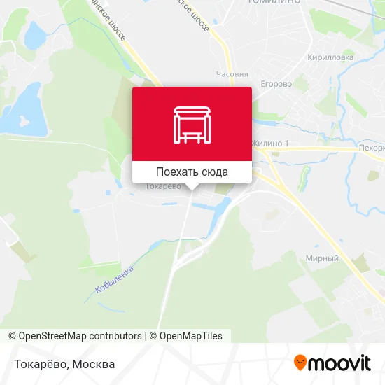 Карта Токарёво