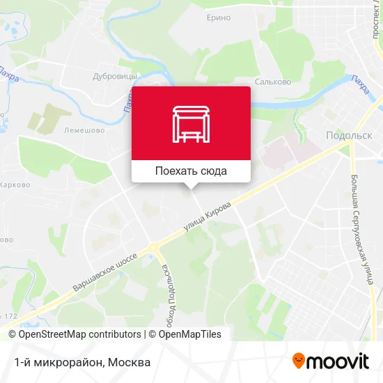 Карта 1-й микрорайон
