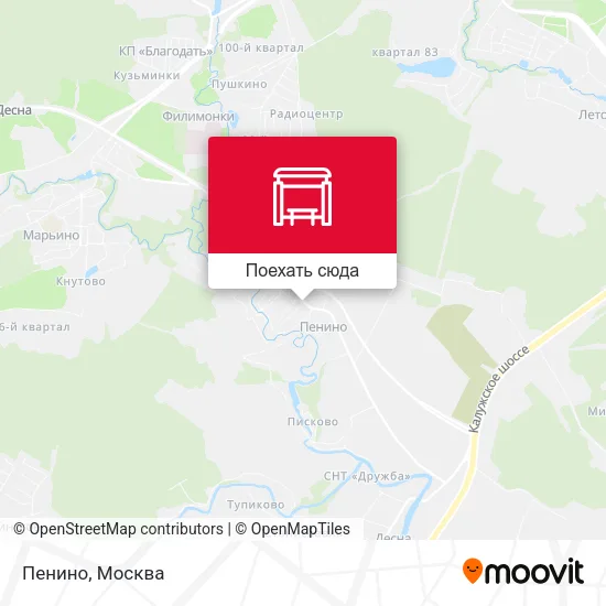 Карта Пенино
