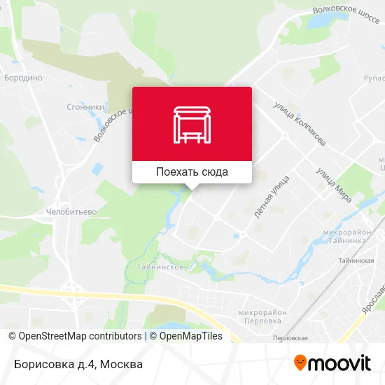 Карта Борисовка д.4